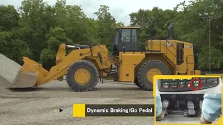 Cat® 988 XE Large Wheel Loader | Dynamic Braking Go Pedal