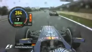 F1 2012 - Sebastian Vettel illegally overtakes FULL HD