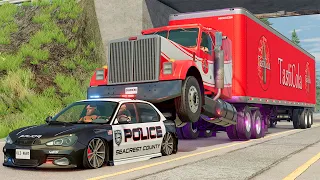 Police Car Chases #66 - BeamNG DRIVE | SmashChan