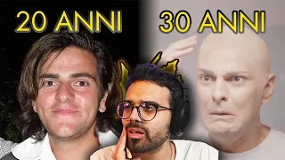 DARIO MOCCIA REAGISCE AI PANTELLAS 20 ANNI VS 30 ANNI e OGGI VS ANNI 40