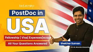 PostDoc In USA - Fellowship | Visa| Expenses | Scope - All Your Questions Answered