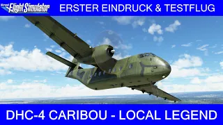 DHC-4 Caribou (ORBX) - Erster Eindruck, Testflug & Wheelbarrow ★ MSFS 2020