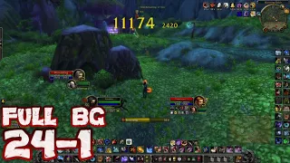 24-1 Full BG MM Hunter (Top DMG) WotLK Solo PvP - Rakzo