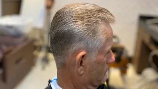 Como fazer cabelo social na tesoura máquina com técnicas de pente corrido | @Adailtonbarbearia