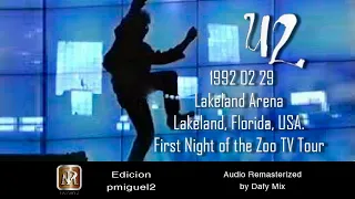 U2 First Night of the Zoo TV Tour. 1992 02 29 Lakeland Arena. Lakeland, Florida, USA.