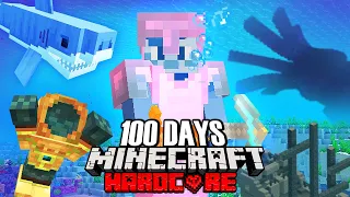 I Survived 100 Days in an ENDLESS OCEAN in Minecraft Hardcore