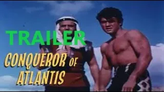 CONQUEROR of ATLANTIS, German TRAILER, Kirk Morris, 1965.