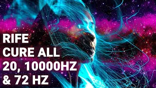 Rife Powerful Cure All Mix : 20Hz, 10000Hz & 72 Hz + Noise : Heal, Detox & Regenerate Fast!