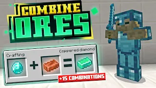 COMBINE ORES Addon enhances Your Minecraft Survival!