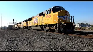 4K: Union Pacific, Amtrak, ACE, & BNSF at Stockton Diamonds