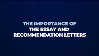 The Importance of the Essay and Recommendation Letters | UConn