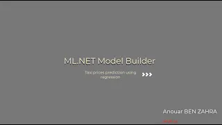 Taxi price prediction with ML.NET Model Builder and ASP.NET Core