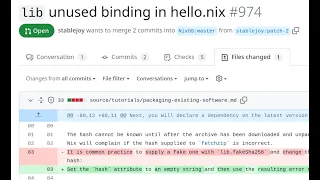 Making a PR for NixOS documentation at nix.dev