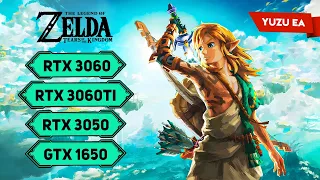 The Legend of Zelda: Tears of the Kingdom - RTX 3060 Ti - RTX 3060 - RTX 3050 - GTX 1650