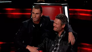 Watch Blake Shelton and Adam Levine Try and Fail to Play Nice in 'Real Housewives' Spoof