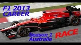(PC) F1 2013 - Career Season 1 - Race 1 Australia RACE- Expert AI