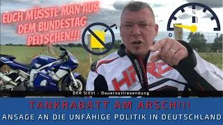 Tankrabatt AM ARSCH! ANSAGE an die unfähige POLITIK in Deutschland