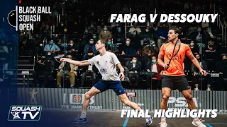 Squash: Farag v Dessouky - Final Highlights - CIB Black Ball Open 2020