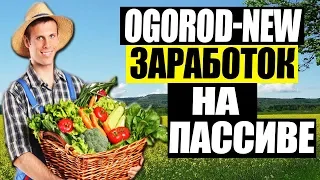 Обзор:Ogorod-new.ru новая экономическая  игра с выводом реальных денег в подарок дают + 10 рублей!