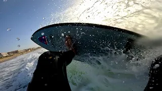 Une Bonne Session à Manœuvres dans le Médoc Octobre 2022 Lacanau POV SURF