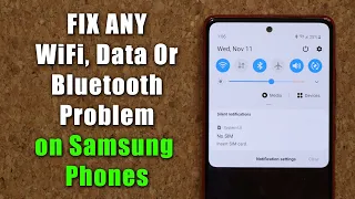 How To Fix Any WIFI, Data, or Bluetooth Connection Problems on Samsung Galaxy Phones in 1 Min