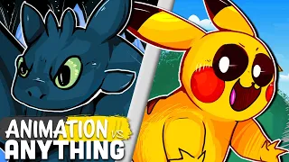 Toothless vs Pikachu - Rap Battle! (ANIMATION VS ANYTHING: CH. II)