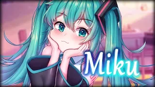 Nightcore | Miku (ft. Hatsune Miku)『with lyrics』