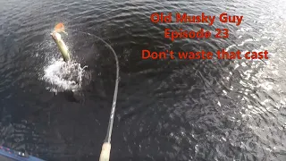 Old Musky Guy, Episode 23, Don't waste that cast