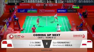 (XD - R32) ZHENG Si Wei / HUANG Ya Qiong vs Dejan / Gloria - Indonesia Master 2024