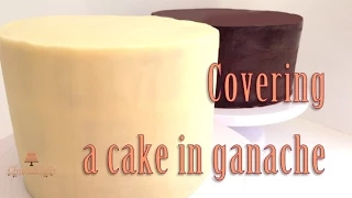 How to Cover a Cake in Ganache from Creative Cakes by Sharon