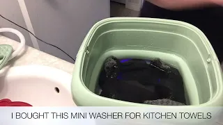Portable mini washing machine