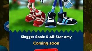 Sonic Dash Slugger Sonic and All-Star Amy Gameplay