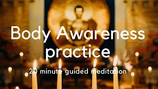 20 minute Guided Body Awareness Practice | Sthiramanas