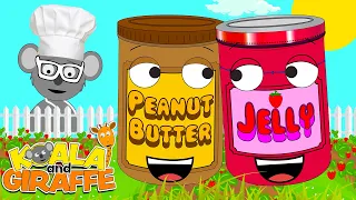 Silly Food Song | Peanut Butter & Jelly Competition!! | Koala & Giraffe's Mini Musicals!