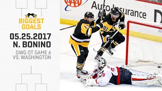 Bonino's Overtime Goal Against the Capitals | Biggest Goals in Penguins History