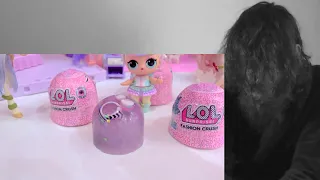 Jelly Layer Dress Up ! Unicorn LOL Surprise Outfits Fashion Crush Blind Bag Cups CRAZY REACTION!!!