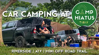 Back to Camp Hiatus! | Car Camping at a different spot | ATV & Off Road Trail [English Subtitles]