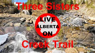 2 WATERFALLS, a FAMILY HIKE in Canmore, Three Sisters Creek #hiking