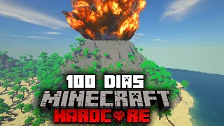 Eu Sobrevivi 100 Dias em uma ILHA DESERTA No Minecraft Hardcore