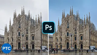 Turn a White/Gray Sky Into a Blue Sky In Photoshop