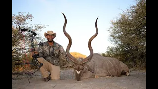 Cameron Mitchell bowhunting a giant Kudu in Botswana!