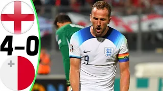 England vs Malta 4-0 - Goals and Highlights 16/06/2023 💥 KANE