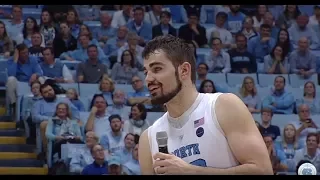 UNC Men's Basketball: Luke Maye's Senior Night Speech