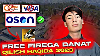 FREE FIREGA ALMAZ DANAT QILISH | 2024 OSON ORQALI ALMAZ SOLISH UZBEKCHA | ДАНАТ КИЛИШ ФРИ ФАЕР 💎