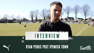 Interview | Ryan Perks Post Ipswich Town
