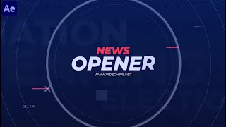 News Intro / Opener ( After Effects Template )★ AE Templates