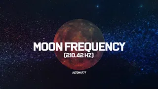 Moon Frequency 210.42 Hz | Lunar Trance | Moon Ambient | Heal & Deblock Feminine Energy | Binaural