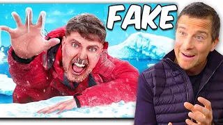 Survival Expert Exposes MrBeast | I Survived 50 Hours In Antarctica