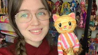 Barbie Cutie Reveal is so fun!! (Cat mascot doll review and unboxing!)