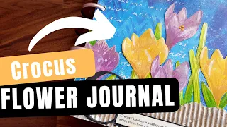 C is for Crocus | A-Z flower art journal